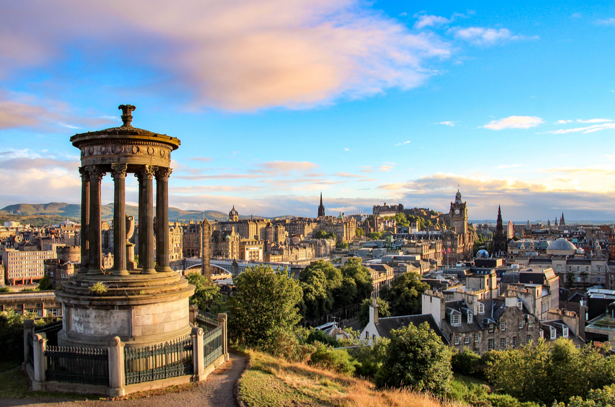 Calton Hill & Edinburgh, Scotland