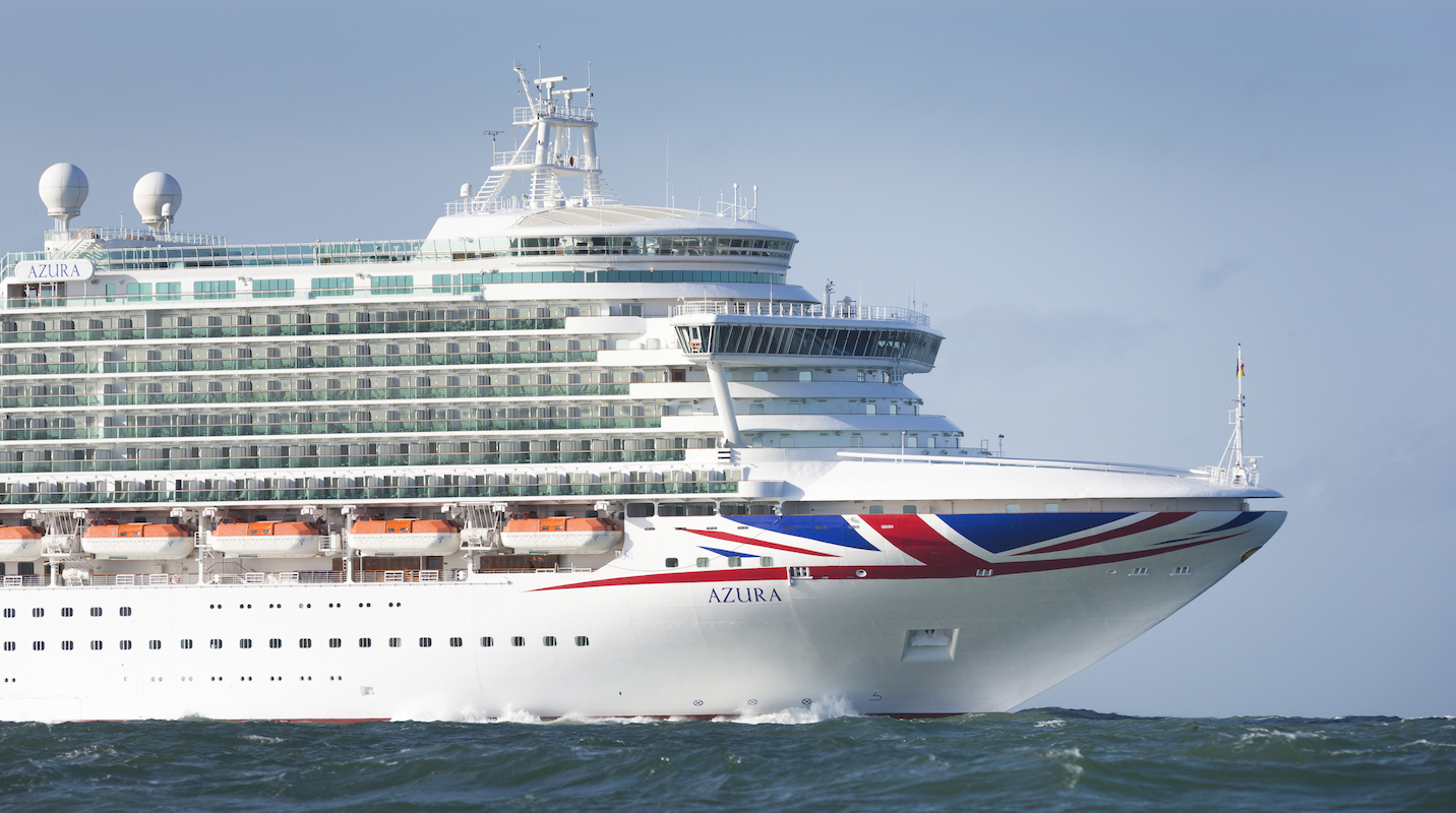 World of Cruising Azura Empty P&O Cruises Ship Leaves Devon For…