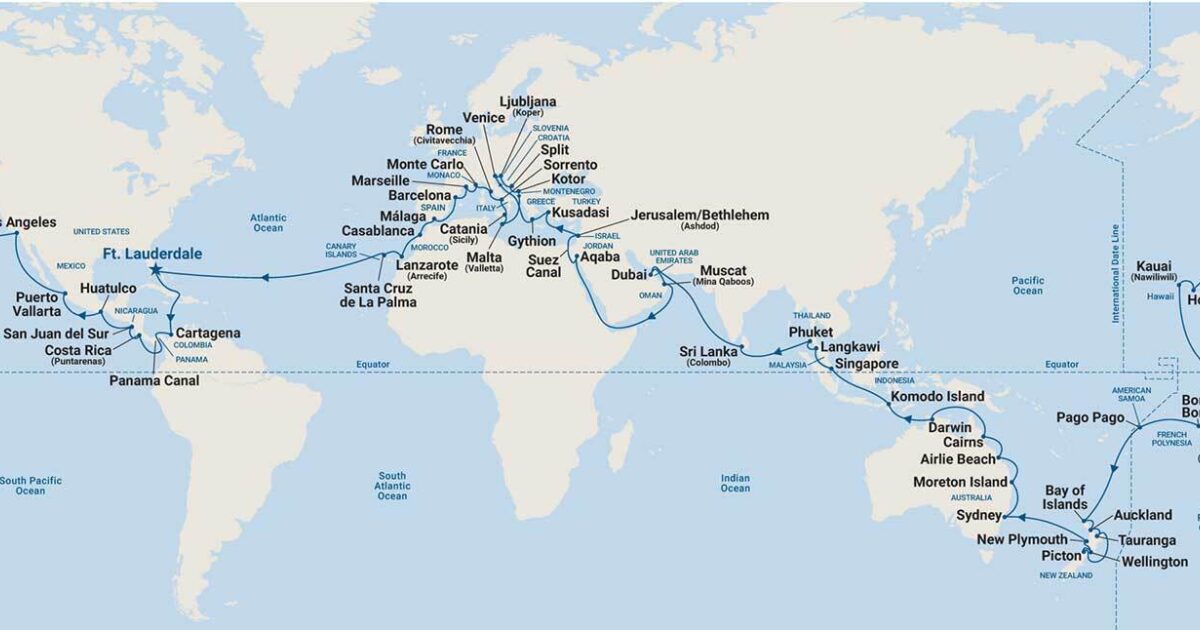 Princess Cruises Has Launched Its 2023 World… | World Of Cruising