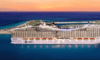 A photo of the MSC World America cruise ship