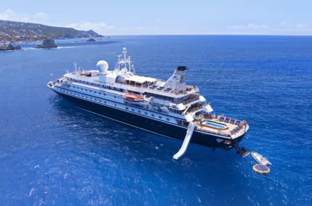 Picture of the SeaDream I cruise ship