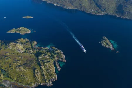 Picture of the MS Kong Harald cruise ship