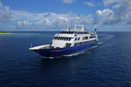 Picture of the MV Yasawa Princess cruise ship