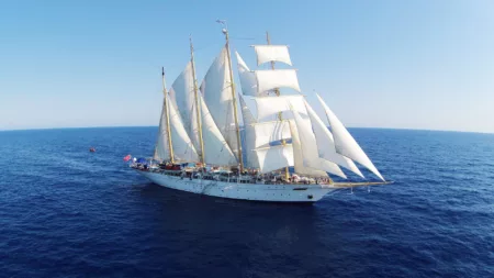 Picture of the Star Clipper cruise ship