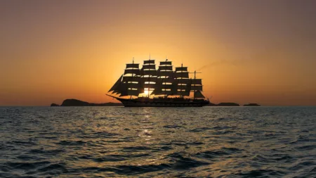 Picture of the Royal Clipper cruise ship