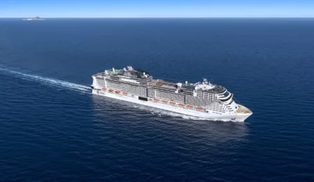 Picture of the MSC Grandiosa cruise ship