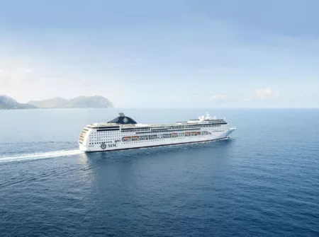 Picture of the MSC Lirica cruise ship