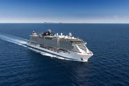 Picture of the MSC Seaview cruise ship