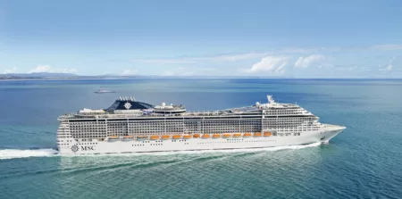 Picture of the MSC Divina cruise ship