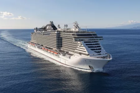 Picture of the MSC Seaside cruise ship