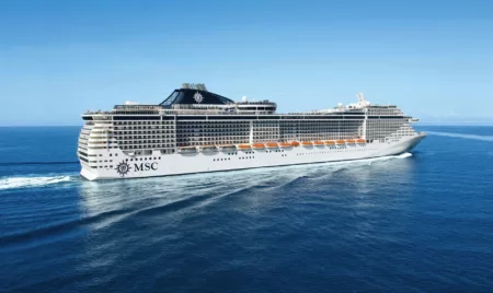 Picture of the MSC Fantasia cruise ship